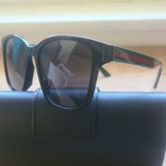 NEW & AUTHENTIC GUCCI SUNGLASSES MODEL GG0417SK, 56-17-145, COLOR BLACK, UNISEX - Picture 4 of 4
